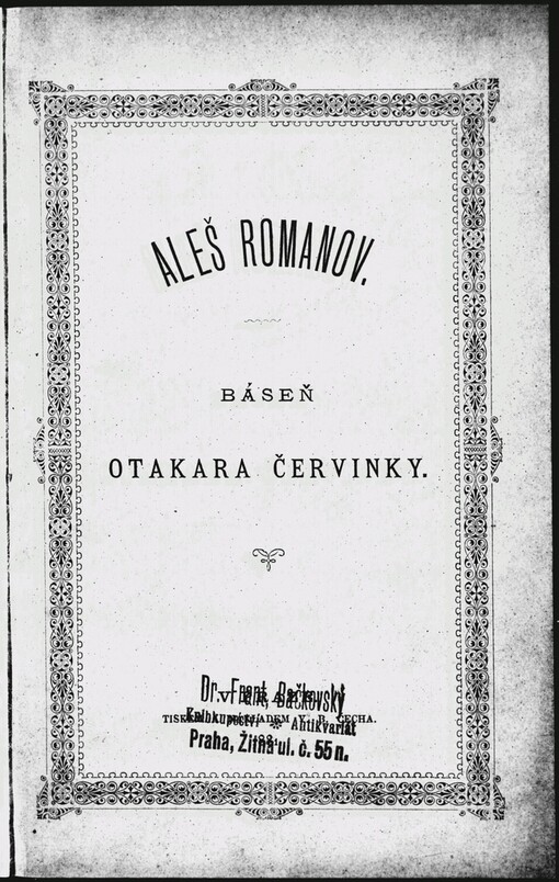 Aleš Romanov: báseň Otakara Červinky