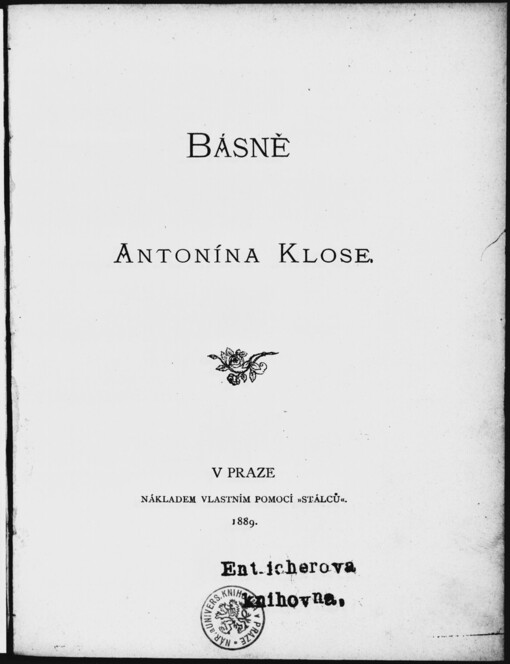 Básně Antonína Klose