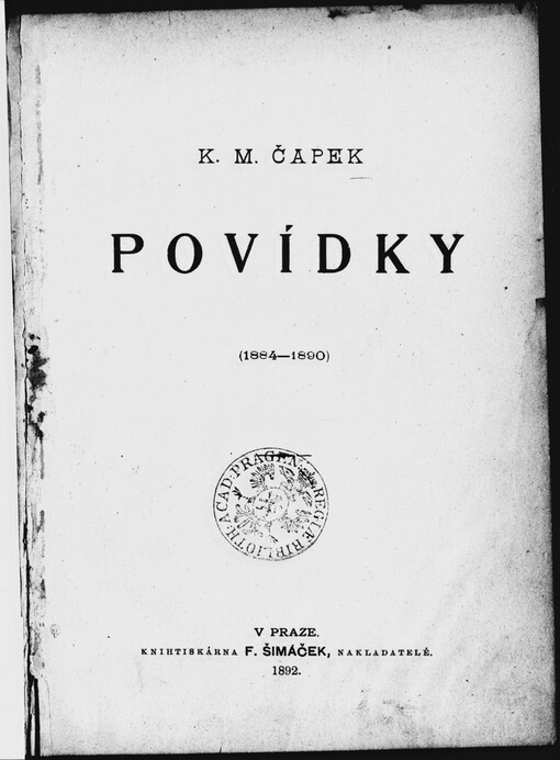 Povídky: 1884-1890
