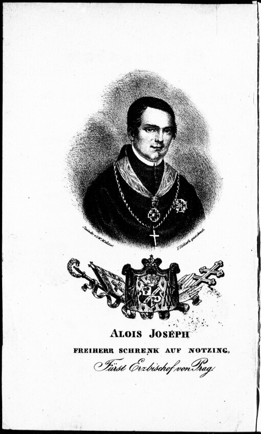 Memorandum aus der von Sr. fürstl. Gnaden ... Alois Joseph Freiherr von Schrenk auf Notzing, Fürsterbischof von Prag ec. ec im Monate Juni 1839 unternommenen Canonischen Reise in die erzbischöflichen Landvikariate der Prager Erzdiözese