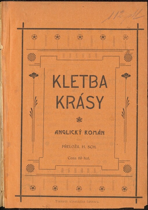 Kletba krásy: anglický román