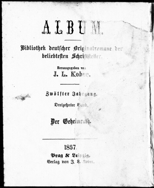 Der Geheimrath: ein Lebensbild