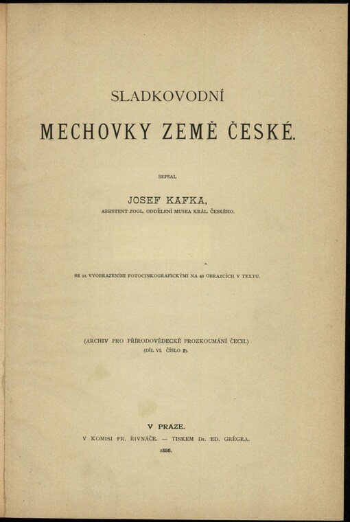 Sladkovodní mechovky země České