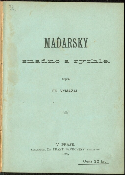 Maďarsky snadno a rychle