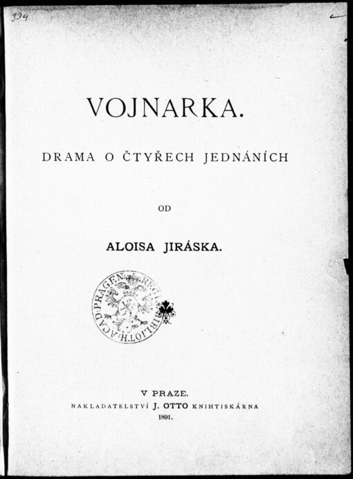 Vojnarka: drama o 4 jednáních