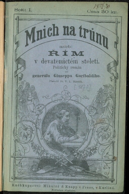 Mnich na trůnu, aneb, Řím v devatenáctém století: politický román