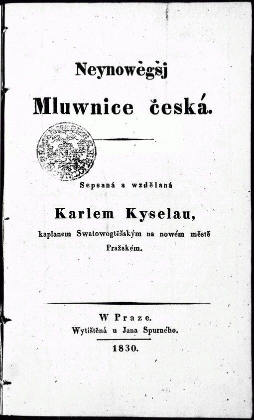 Neynowěgšj Mluwnice česká