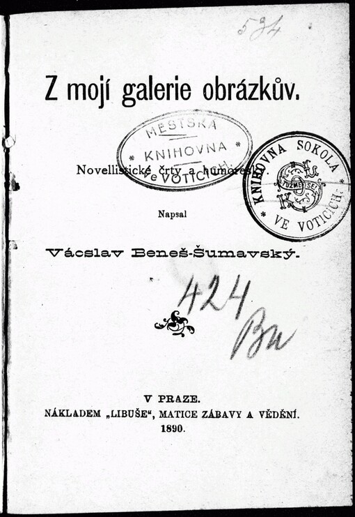 Z mojí galerie obrázkův: novellistické črty a humoresky