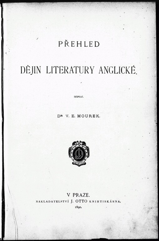 Přehled dějin literatury anglické