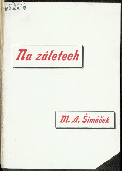 Na záletech: Básně : 1885-1895