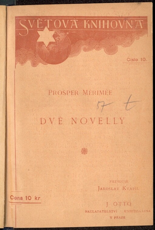 Dvě novelly od Prospera Mériméa