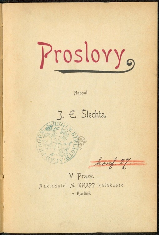Proslovy