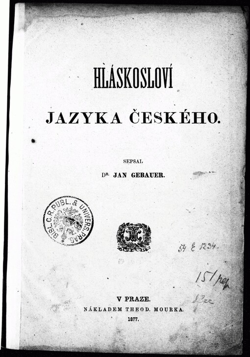 Hláskosloví jazyka českého