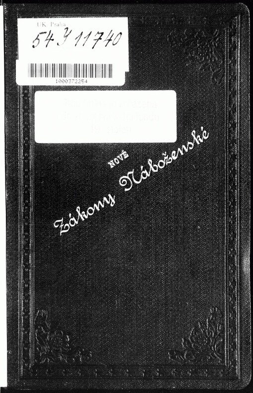 Nové zákony náboženské: důvody objasněné