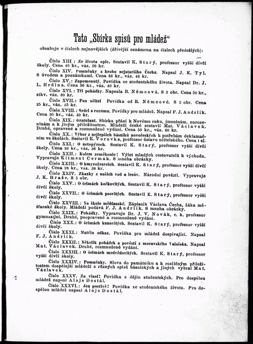 Naše radost: povídky pro mládež