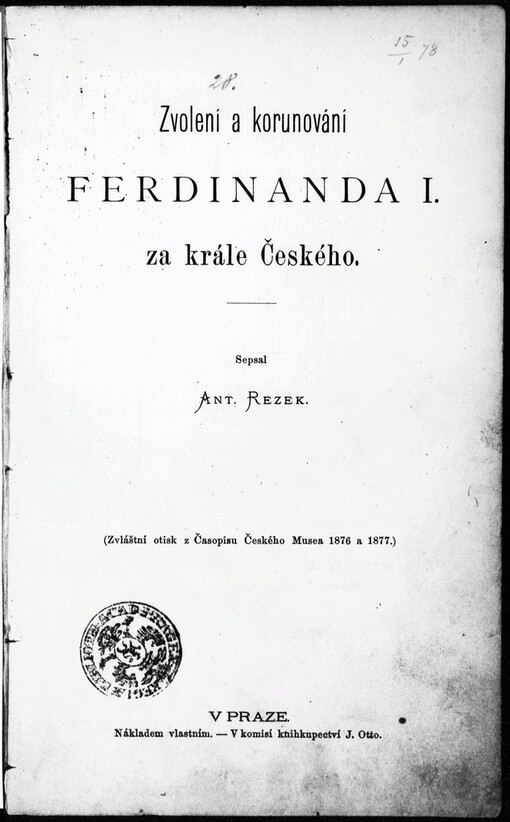 Zvolení a korunování Ferdinanda I. za krále Českého