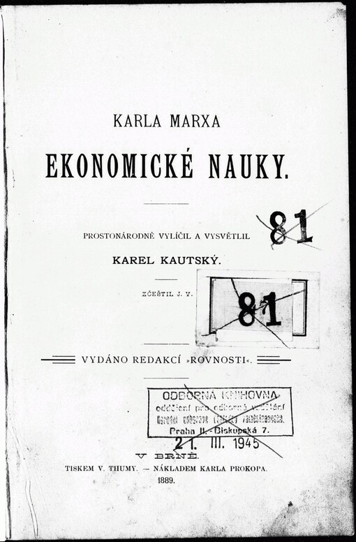 Karla Marxa Ekonomické nauky