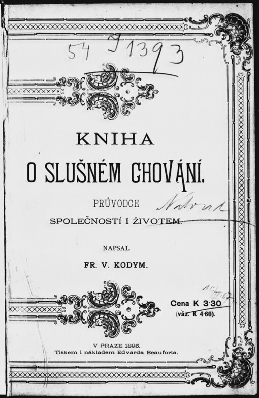 Kniha o slušném chování: Průvodce společností i životem