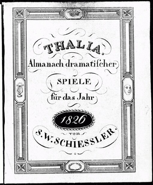 Thalia: Almanach dramatischer Spiele für das Jahr 1826