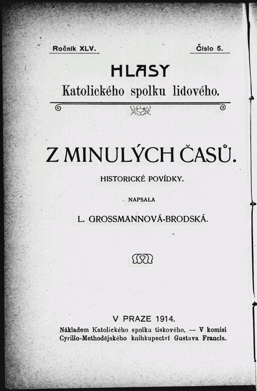 Z minulých časů: historické povídky