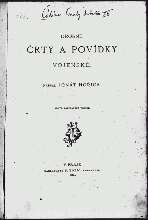 Drobné črty a povídky vojenské