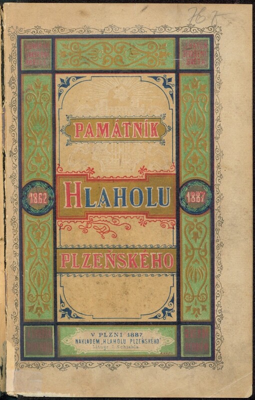 Památník Hlaholu plzeňského: na oslavu 25leté činnosti spolku : 1862-1887