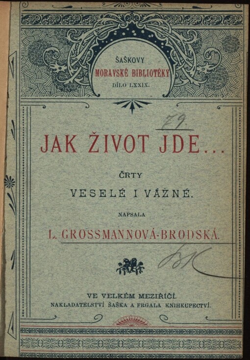 Jak život jde: črty veselé i vážné