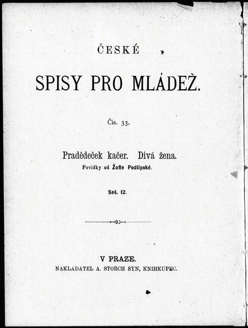 Pradědeček kačer: Divá žena
