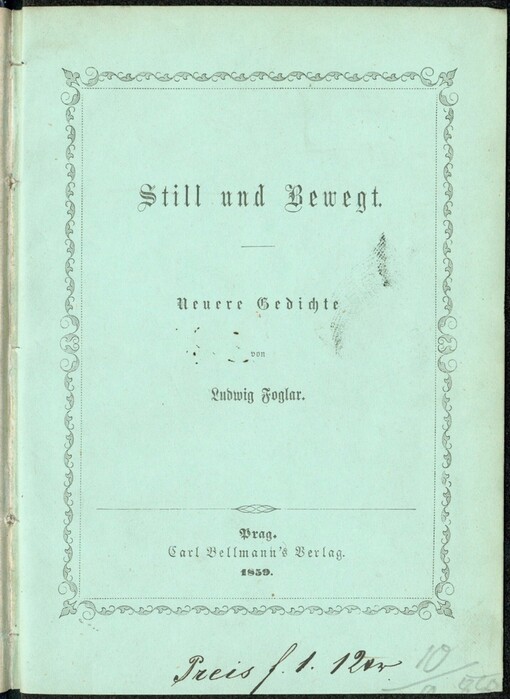 Still und Bewegt: neuere Gedichte