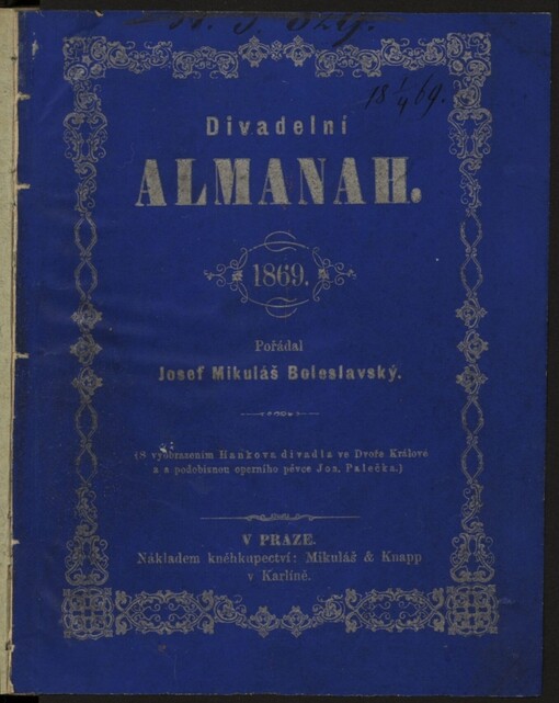Divadelní almanah 1869