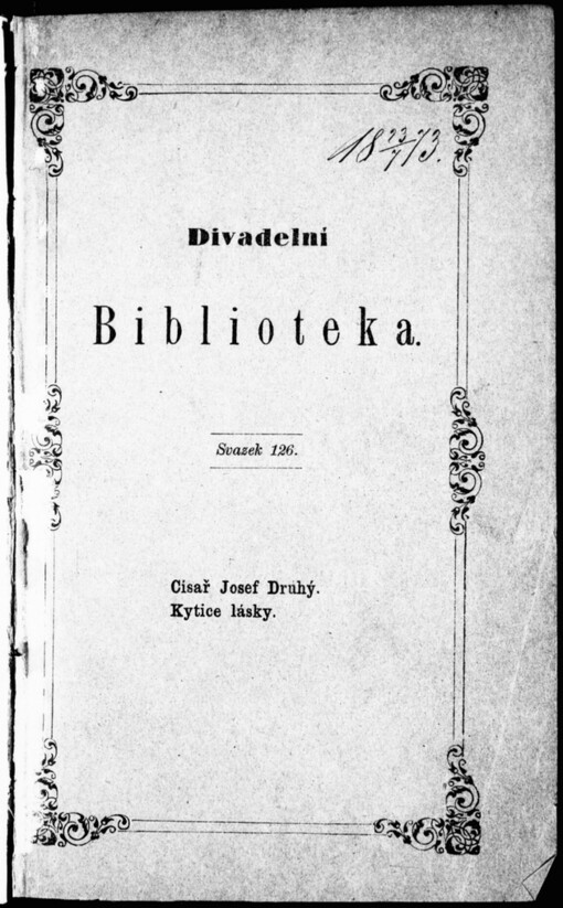 Císař Josef Druhý: činohra ve třech jednáních