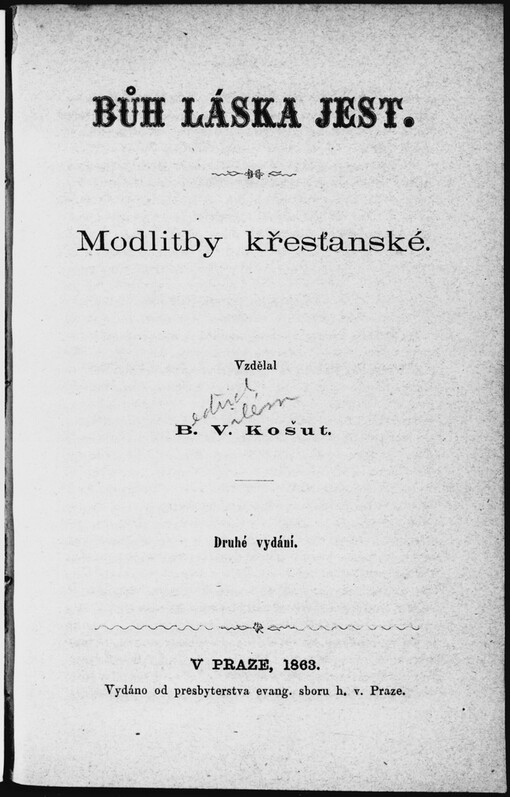 Bůh láska jest: modlitby křesťanské