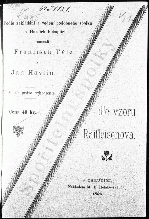 Spořitelní spolky dle vzoru Raiffeisenova