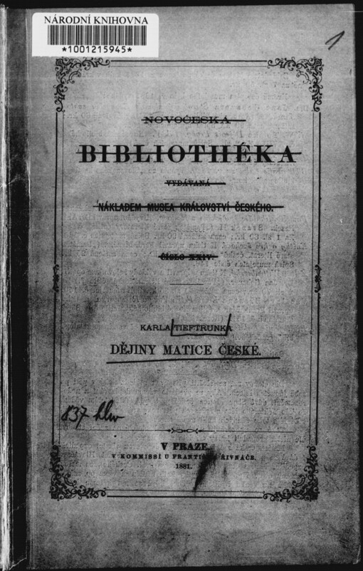 Dějiny Matice české