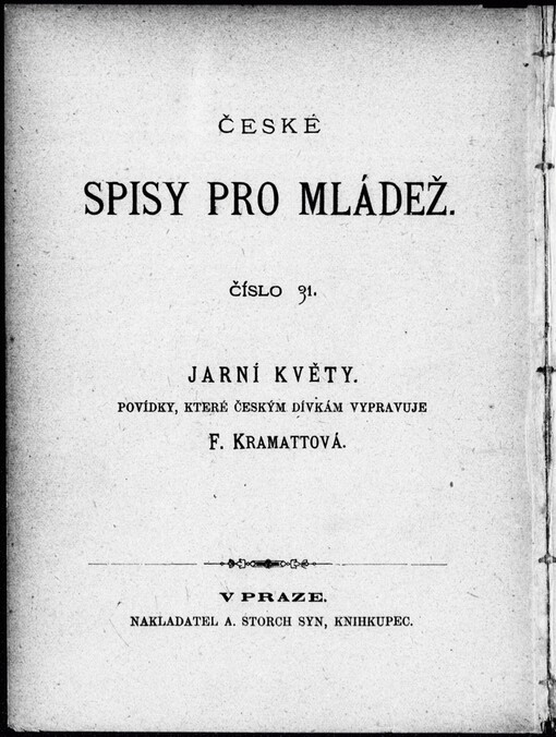 Jarní květy: povídky