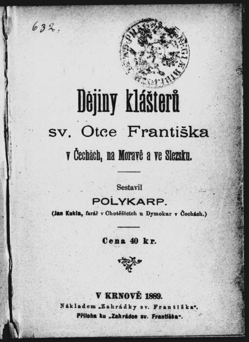 Dějiny klášterů sv. Otce Františka v Čechách, na Moravě a ve Slezsku