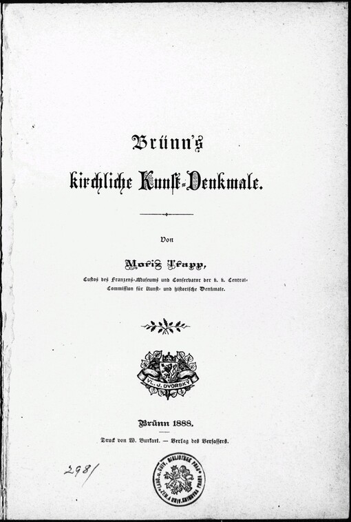 Brünn's kirchliche Kunst-Denkmale