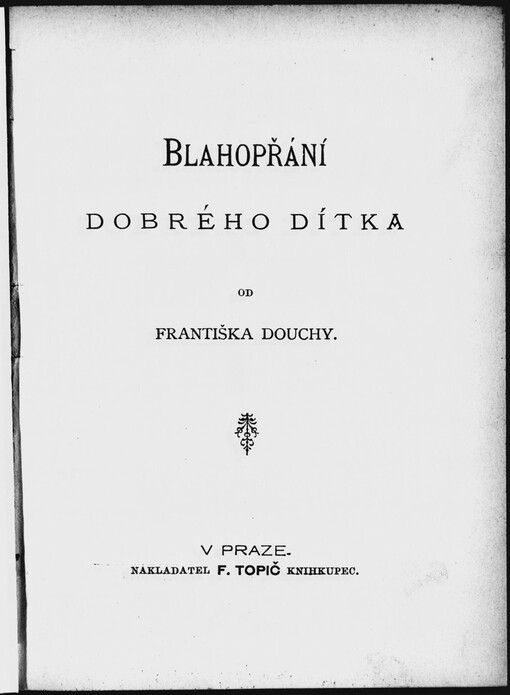 Blahopřání dobrého dítka