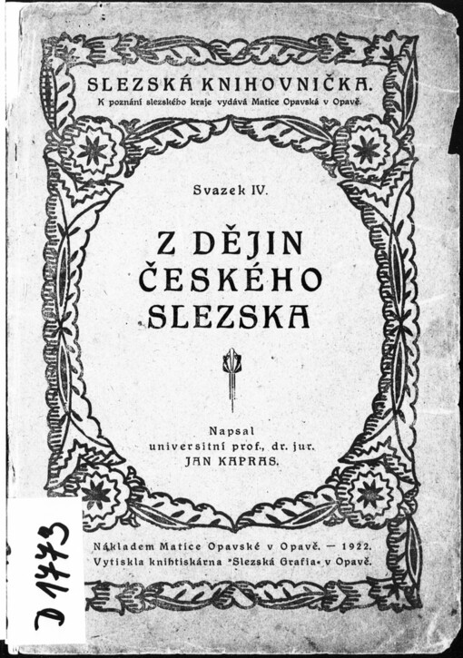 Z dějin českého Slezska