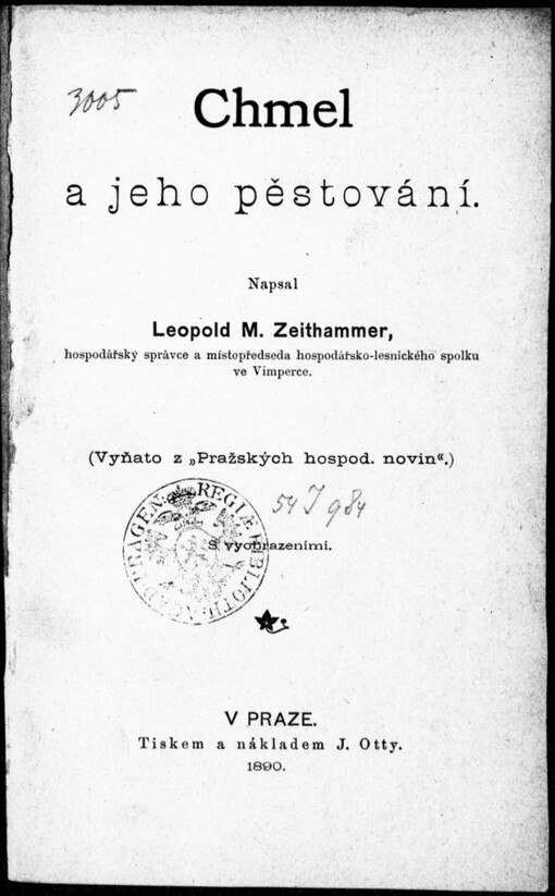 Chmel a jeho pěstování