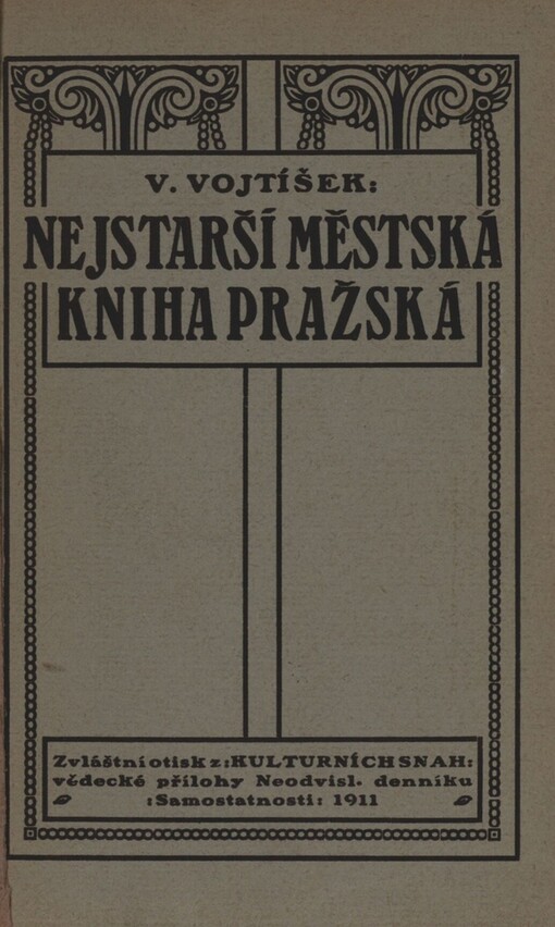 Nejstarší městská kniha pražská
