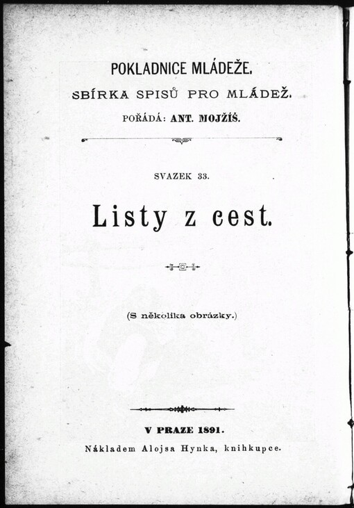 Listy z cest: obrazy cestovní a národopisné