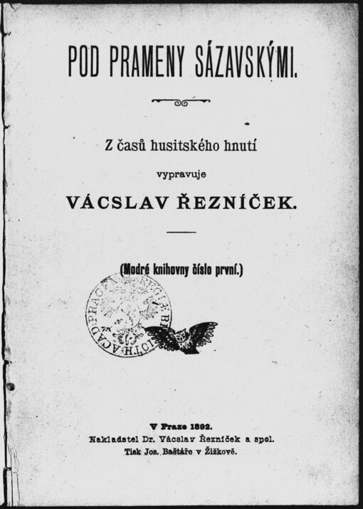 Pod prameny sázavskými: z časů husitského hnutí