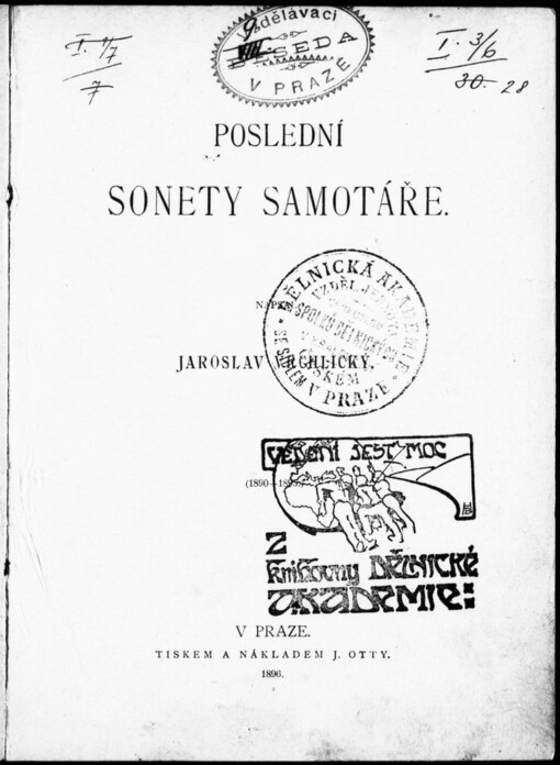 Poslední sonety samotáře: (1890-1895)
