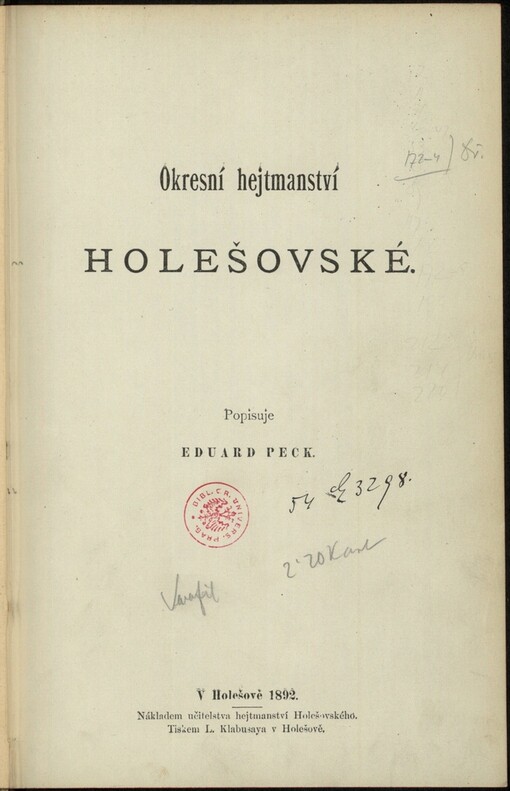 Okresní hejtmanství Holešovské