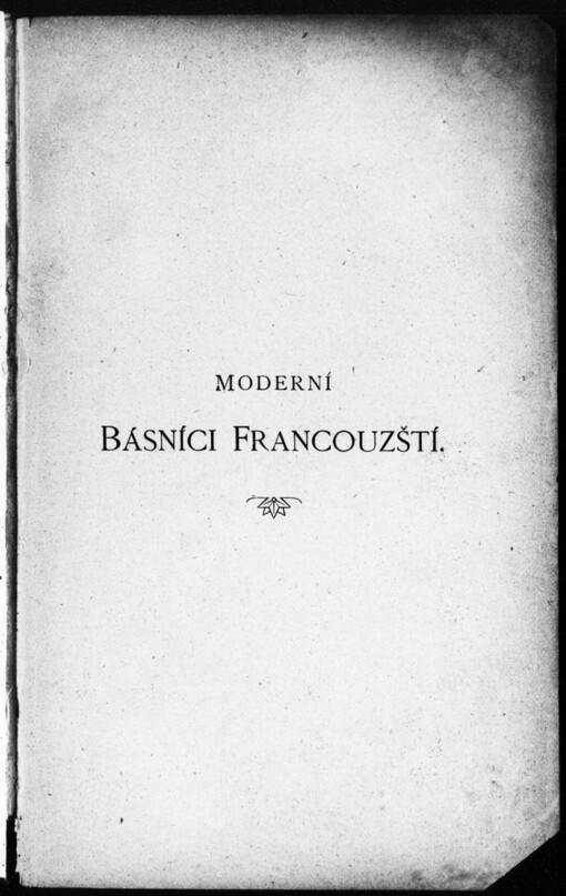 Moderní básníci Francouzští