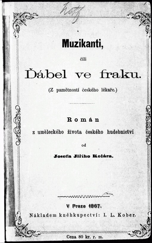 Muzikanti, čili, Ďábel ve fraku: z pamětností českého lékaře