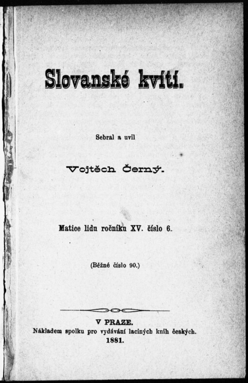 Slovanské kvítí