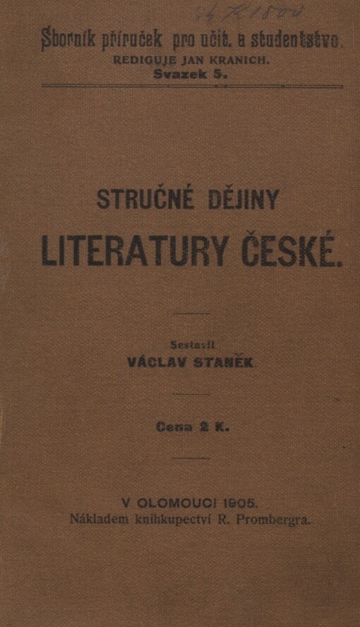 Stručné dějiny literatury české