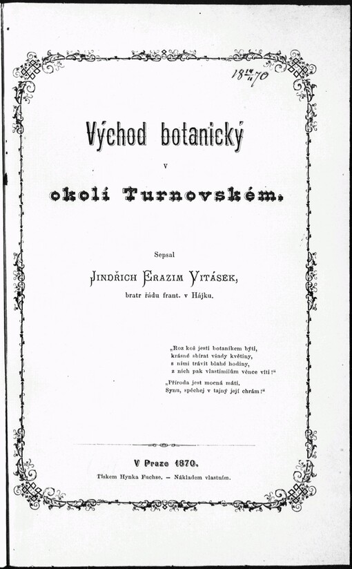 Východ botanický v okolí Turnovském